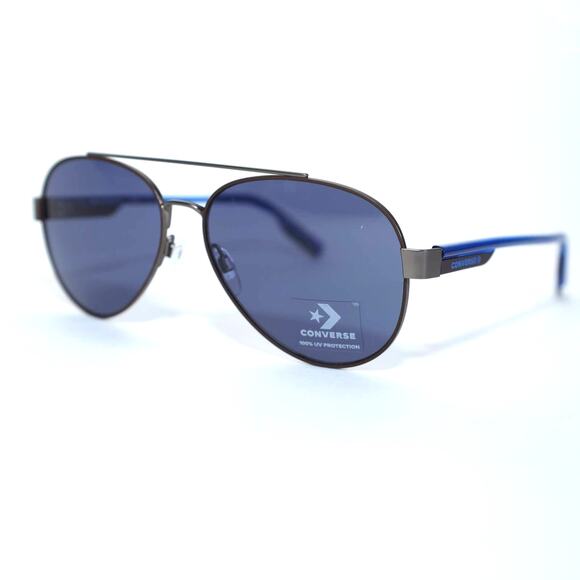 Converse Disrupt Mens Aviator Sunglasses - Matte Dark Root / Blue - NWT - Picture 5 of 10